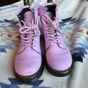 Dr. Martens Pastel Pink Combat Boots